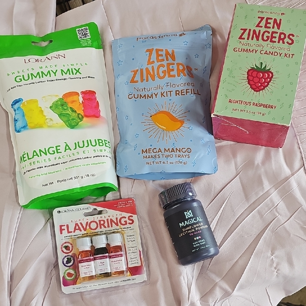 Zen Zingers Gummy Kit and Flavorings Set